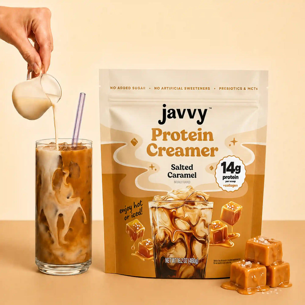 Salted Caramel Protein Creamer