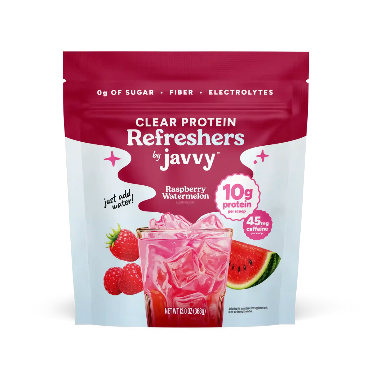 Raspberry Watermelon Protein Refresher