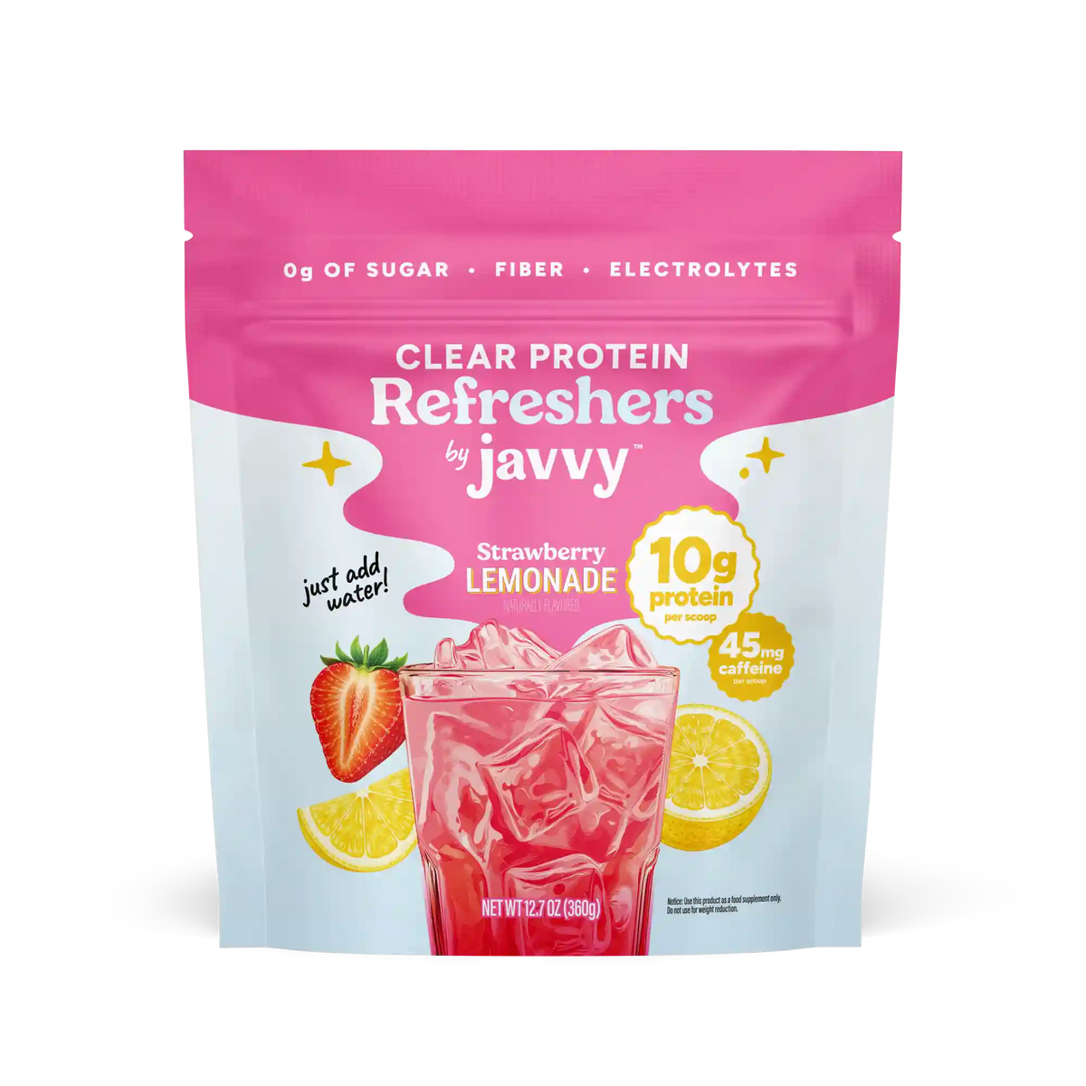 Strawberry Lemonade Protein Refresher